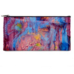 Abstract Marbling Art Print Pencil Case by kaleidomarblingart