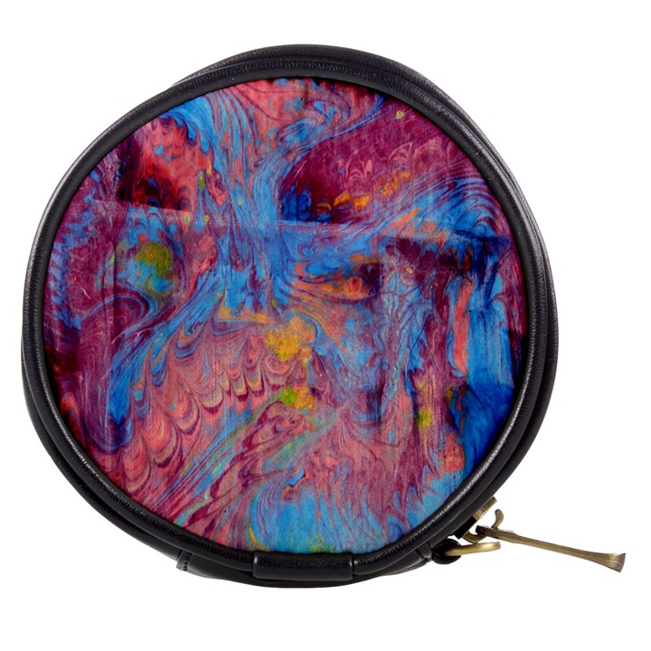 Abstract marbling art print Mini Makeup Bag