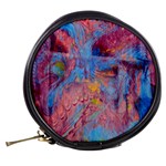 Abstract marbling art print Mini Makeup Bag Back