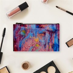 Abstract Marbling Art Print Cosmetic Bag (small) by kaleidomarblingart