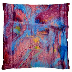 Abstract Marbling Art Print Standard Flano Cushion Case (two Sides)