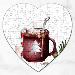 Christmas Joy Jigsaw Puzzle (heart) by Blueketchupshop