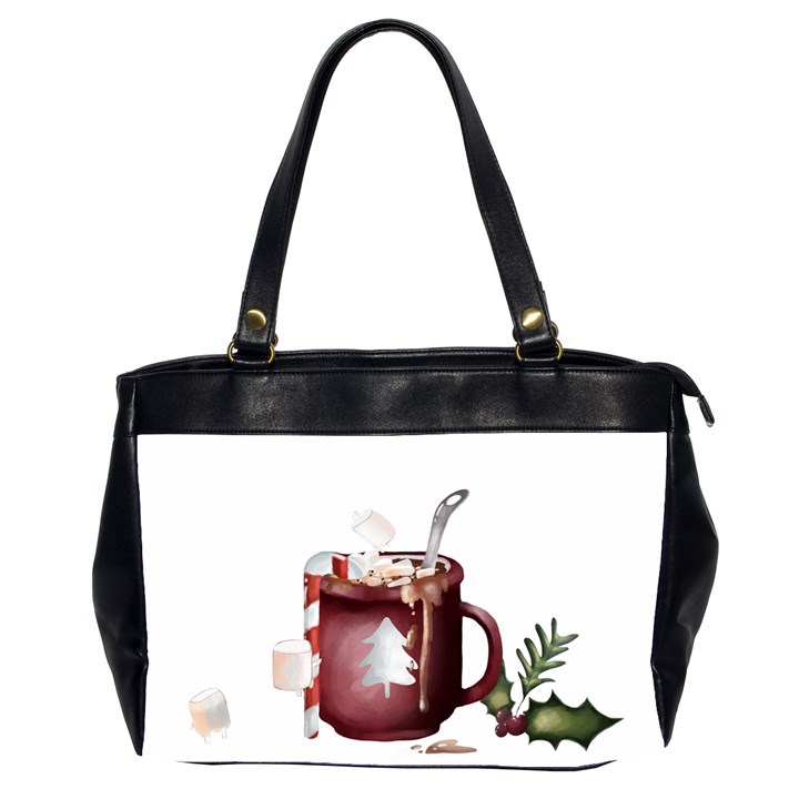 Christmas Joy Oversize Office Handbag (2 Sides)