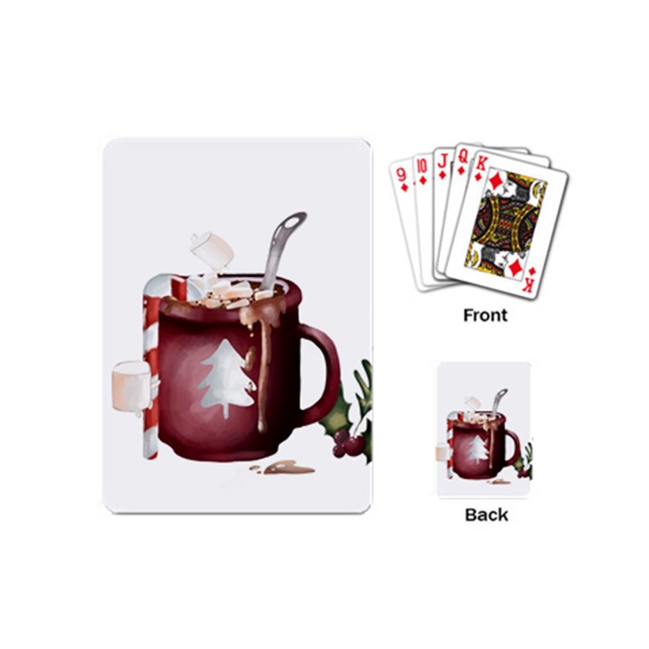 Christmas Joy Playing Cards Single Design (Mini)