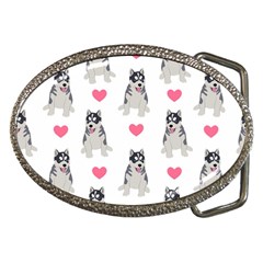 Little Husky With Hearts Belt Buckles by SychEva