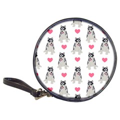 Little Husky With Hearts Classic 20-cd Wallets by SychEva