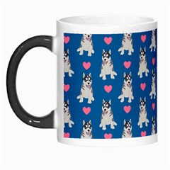 Little Husky With Hearts Morph Mugs by SychEva