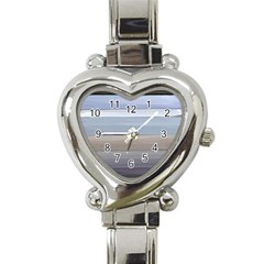 Pompey Beach Heart Italian Charm Watch by DeneWestUK