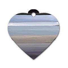 Pompey Beach Dog Tag Heart (one Side) by DeneWestUK