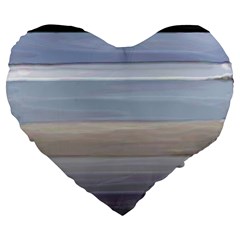 Pompey Beach Large 19  Premium Heart Shape Cushions by DeneWestUK