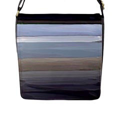 Pompey Beach Flap Closure Messenger Bag (l) by DeneWestUK