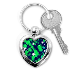 Space Odyssey  Key Chain (heart) by notyouraveragemonet