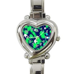 Space Odyssey  Heart Italian Charm Watch by notyouraveragemonet