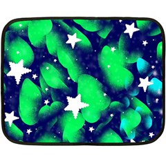 Space Odyssey  Fleece Blanket (mini) by notyouraveragemonet