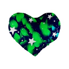 Space Odyssey  Standard 16  Premium Heart Shape Cushions