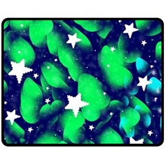 Space Odyssey  Double Sided Fleece Blanket (medium) 