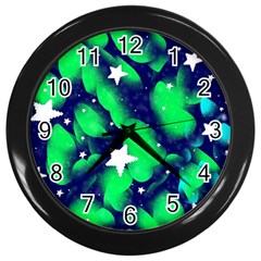 Space Odyssey  Wall Clock (black)