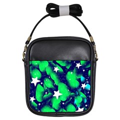 Space Odyssey  Girls Sling Bag by notyouraveragemonet