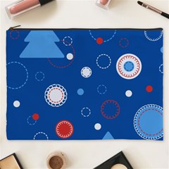 Christmas Pattern Tree Design Cosmetic Bag (xxxl)