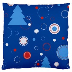 Christmas Pattern Tree Design Standard Flano Cushion Case (one Side)