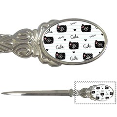 Cute Cameras Doodles Hand Drawn Letter Opener by Sapixe