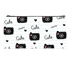 Cute Cameras Doodles Hand Drawn Pencil Case by Sapixe