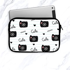 Cute Cameras Doodles Hand Drawn Apple Ipad Mini Zipper Cases by Sapixe