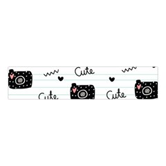 Cute Cameras Doodles Hand Drawn Velvet Scrunchie by Sapixe