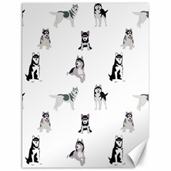 Husky Dogs Canvas 12  X 16  by SychEva