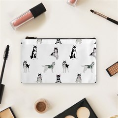 Husky Dogs Cosmetic Bag (small) by SychEva