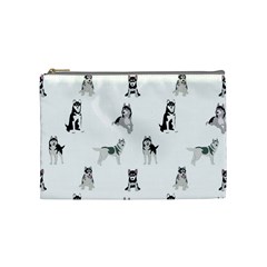 Husky Dogs Cosmetic Bag (medium) by SychEva