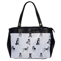 Husky Dogs Oversize Office Handbag by SychEva