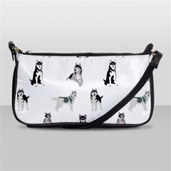 Husky Dogs Shoulder Clutch Bag by SychEva