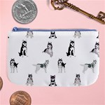 Husky Dogs Large Coin Purse Front