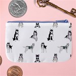 Husky Dogs Large Coin Purse Back