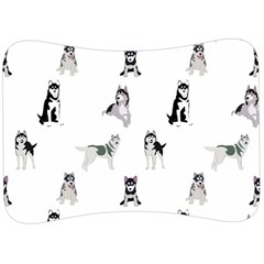 Husky Dogs Velour Seat Head Rest Cushion by SychEva