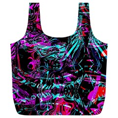 Reptilian Scream Full Print Recycle Bag (xl) by MRNStudios