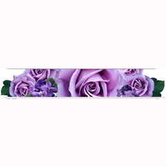 Roses-violets-flowers-arrangement Small Bar Mats by Pakrebo