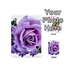 Roses-violets-flowers-arrangement Playing Cards 54 Designs (mini) by Pakrebo