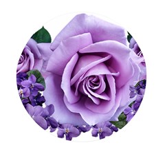 Roses-violets-flowers-arrangement Mini Round Pill Box (pack Of 5)