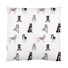 Husky Dogs With Sparkles Standard Cushion Case (two Sides) by SychEva