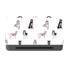 Husky Dogs With Sparkles Memory Card Reader With Cf by SychEva