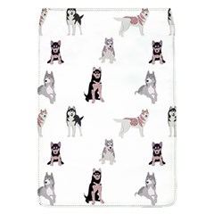 Husky Dogs With Sparkles Removable Flap Cover (l)