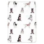 Husky Dogs With Sparkles Removable Flap Cover (L) Front