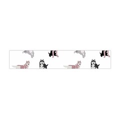 Husky Dogs With Sparkles Flano Scarf (mini) by SychEva