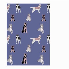 Husky Dogs With Sparkles Small Garden Flag (two Sides)