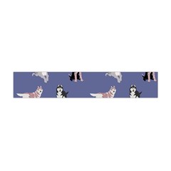 Husky Dogs With Sparkles Flano Scarf (mini) by SychEva