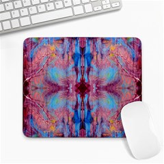 Burgundy Repeats Large Mousepads by kaleidomarblingart