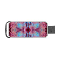 Burgundy Repeats Portable Usb Flash (two Sides) by kaleidomarblingart