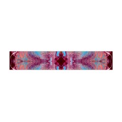 Burgundy Repeats Flano Scarf (mini) by kaleidomarblingart